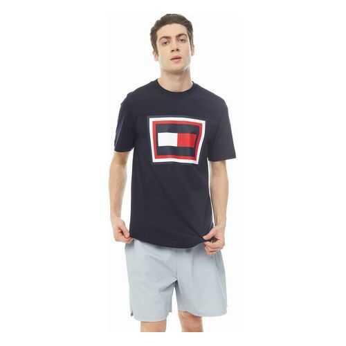 Футболка мужская Tommy Hilfiger MW0MW12523 DW5 синяя XL в Black Star Wear