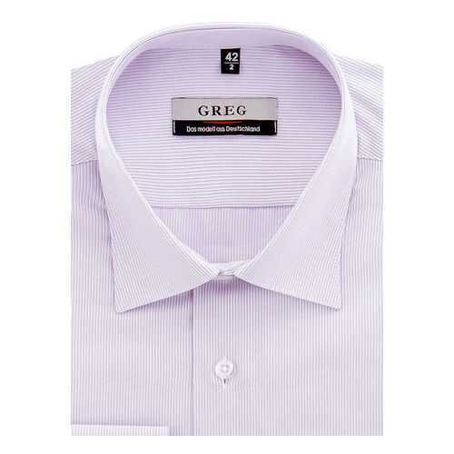 Рубашка мужская Greg 171/319/114 фиолетовая 45 в Black Star Wear