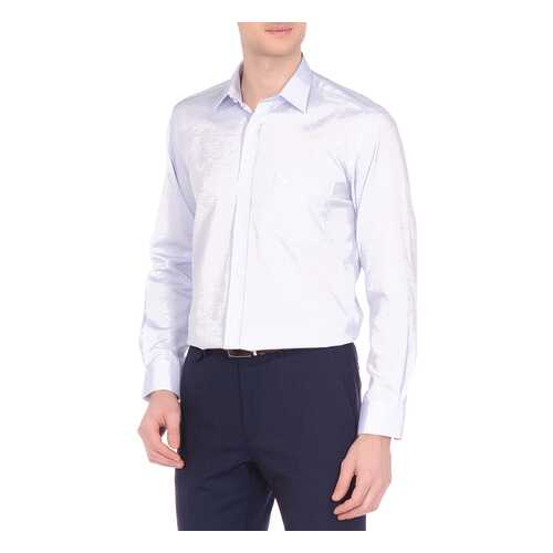 Рубашка мужская KarFlorens 20156-01 голубая XL в Black Star Wear