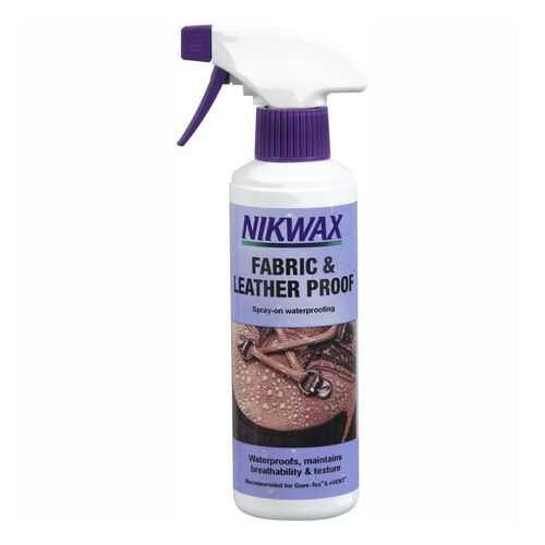 Водоотталкивающая пропитка для обуви Nikwax Fabrick & Leather Spray 300мл в Black Star Wear