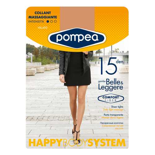 Колготки женские Pompea CL HBS 15 den черные 3 в Black Star Wear