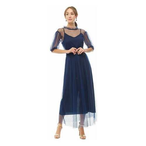 Платье женское VERA MONI BU3716h/19264/2 синее 40 в Black Star Wear